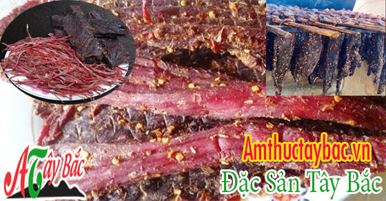 Thịt trâu gác bếp là một món đặc sản trứ danh miền sơn cước