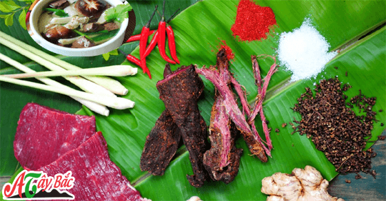 Thịt trâu gác bến thơm ngon chuẩn vị