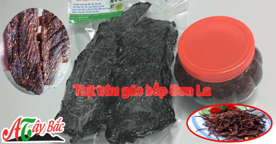 Thịt Trâu gác bếp Sơn La thơm ngon đảm bảo chất lượng