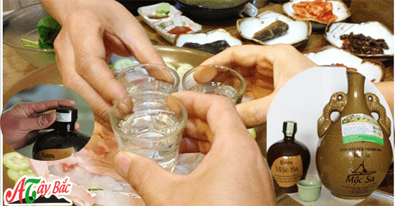 Rượu mộc sa chuẩn mộc châu tại Hà Nội có ở Ẩm Thực Tây Bắc