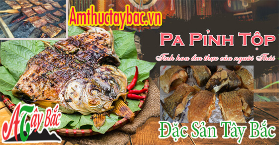 Món cá nướng gác bếp đặc sản dân tộc Thái