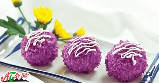 Xôi tím làm ấm thêm lòng du khi đến Tây Bắc