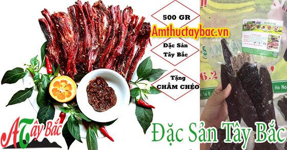 Thịt trâu gác bếp thơm ngon khó cưỡng