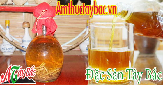 Rượu sâu chít thơm ngon hấp dẫn