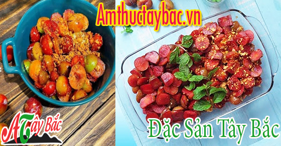Món mận lắc muối ớt hấp dẫn từ ánh nhìn