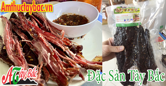 Thịt trâu gác bếp là đặc sản nổi tiếng tại vùng núi Tây Bắc Thịt trâu gác bếp là đặc sản nổi tiếng tại vùng núi Tây Bắc