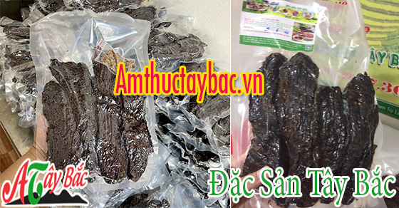 Thịt gác bếp thường được bảo quản trong túi hút chân không