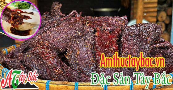 Thịt trâu gác bếp – món ăn dân tộc của người dân Tây Bắc