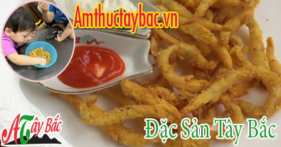 Cá ngần chiên giòn được rất nhiều trẻ em yêu thích