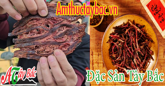 Cách thưởng thức thịt gác bếp vô cùng đặc trưng