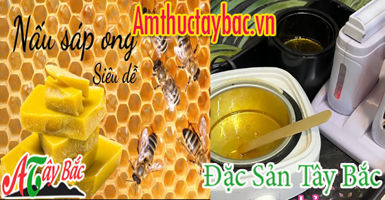 Chế biến sáp ong thì bước canh nhiệt cũng rất quan trọng
